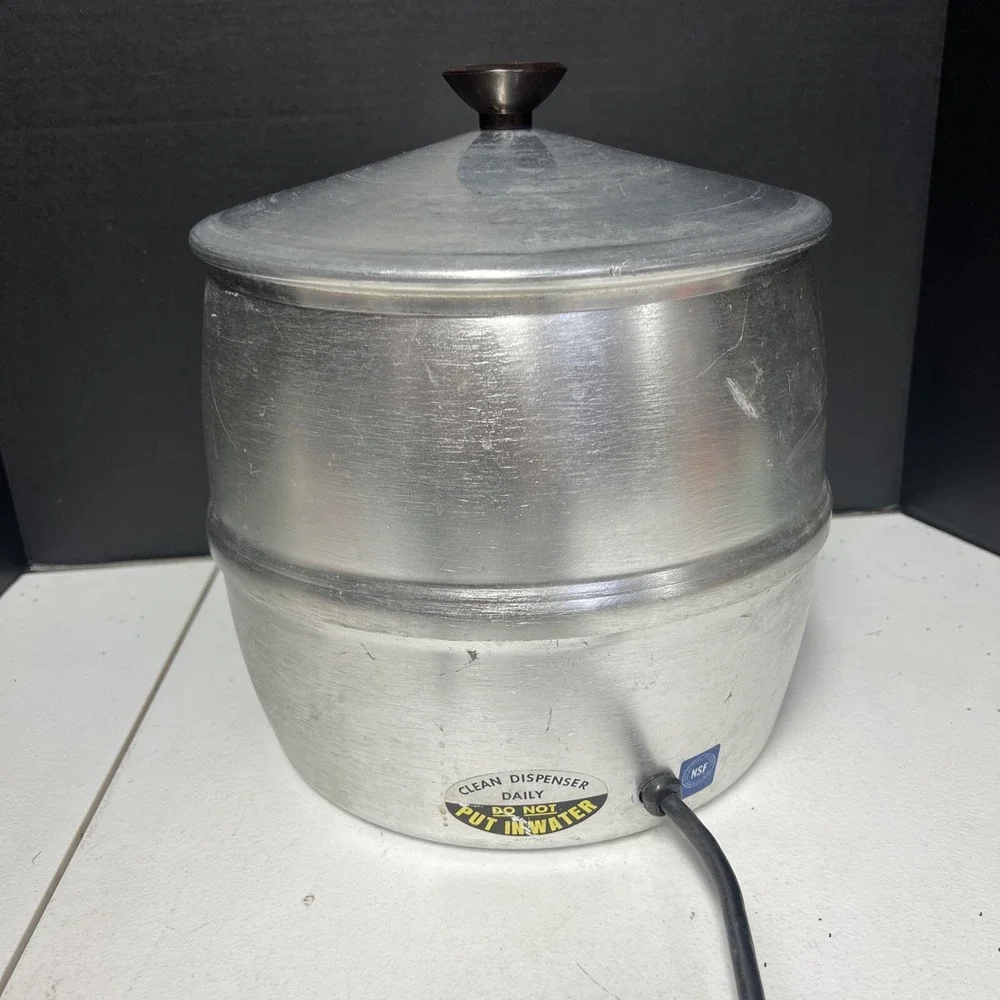 Vintage HELMCO'S Hot Fudge Chocolate Warmer Working